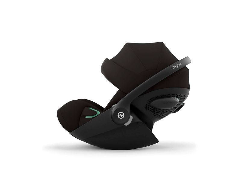 CYBEX Gold Babyschale Cloud G i-Size Magic Black Babyschale nach i-Size-Norm mit Liegefunktion und linearer Seitenaufprallschutz-Technologie