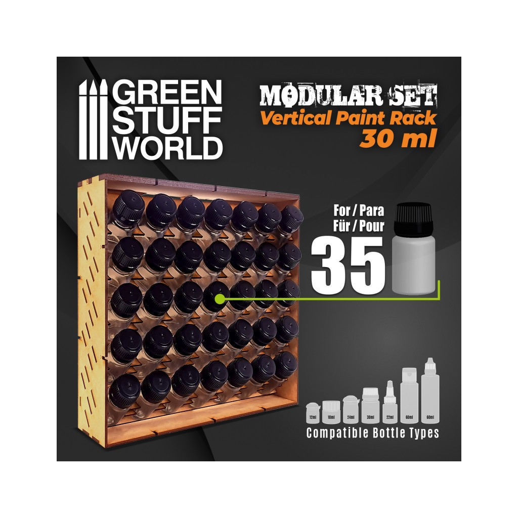 Présentoir Modulaire Vertical pour Peintures (30ml)