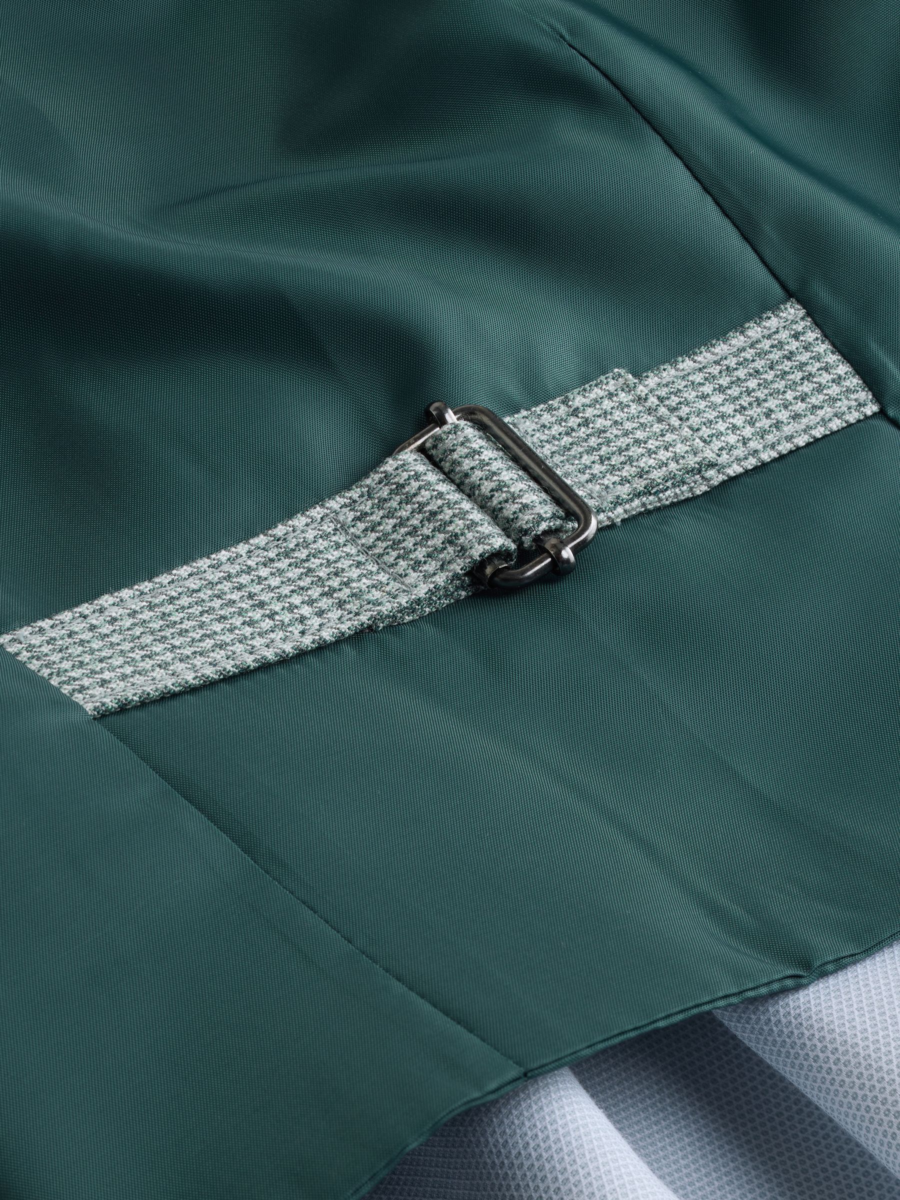 Sage Green Puppytooth - Set met gilet, overhemd, shorts en vlinderdas (3mnd -9jr)