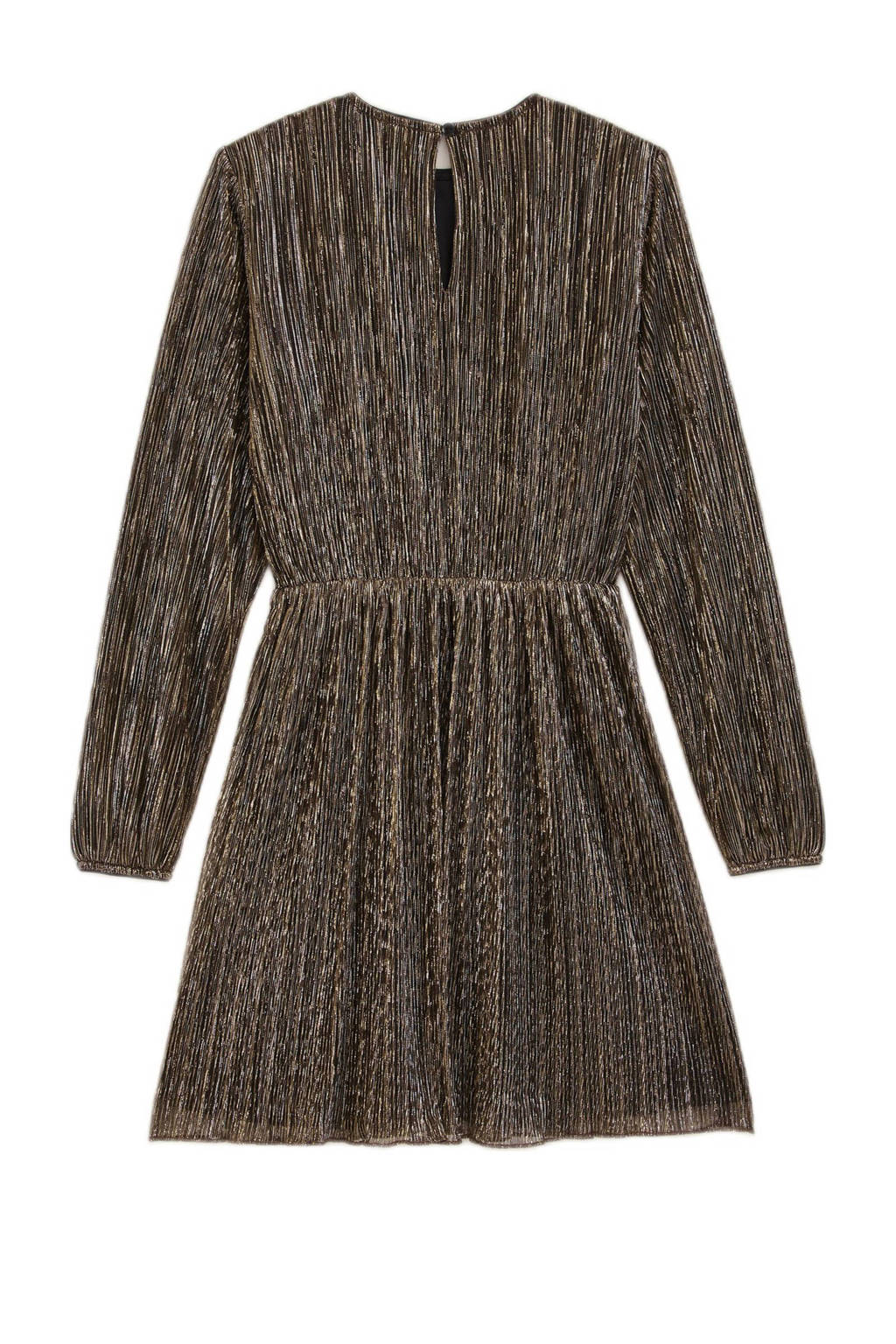 WE Fashion semi-transparante jurk goud