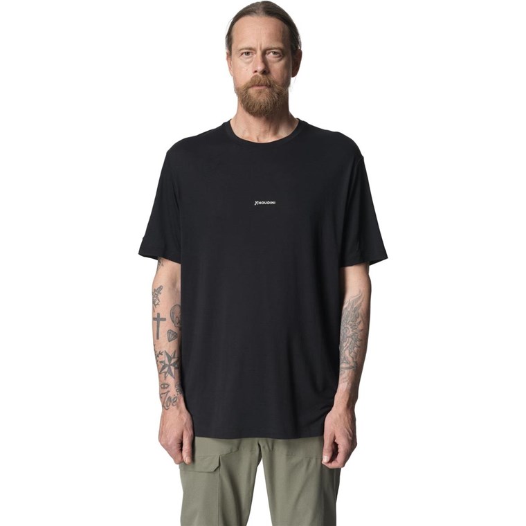 Houdini M's Tree Message Tee True Black / Houdini
