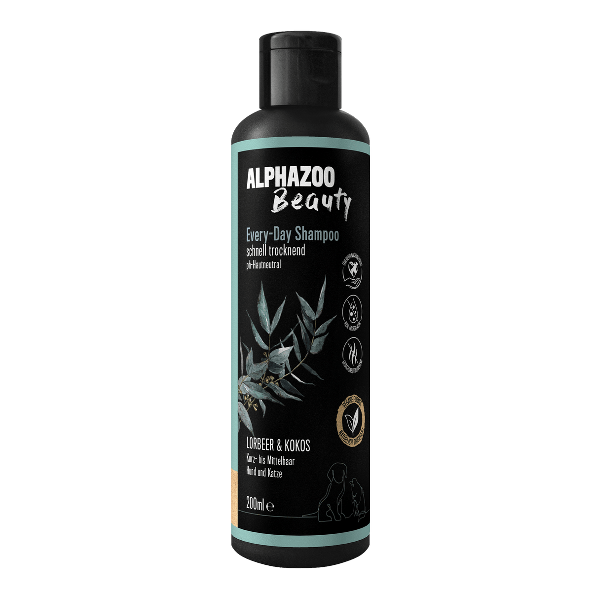 ALPHAZOO Every Day Shampoo 200ml voor honden en katten | Vachtverzorging bij roos