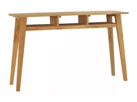 Table console 120x35x75 cm Bois de teck massif