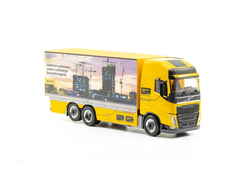 ACE LKW Volvo FH Gl. XL Elektro-LKW 1:87 Massstabsgetreues Modell des Elektro-Lastwagens der Schweizer Post
