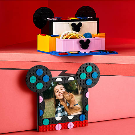 LEGO® DOTS Disney Mickey Mouse og Minnie Mouse skolestart-projektæske 41964