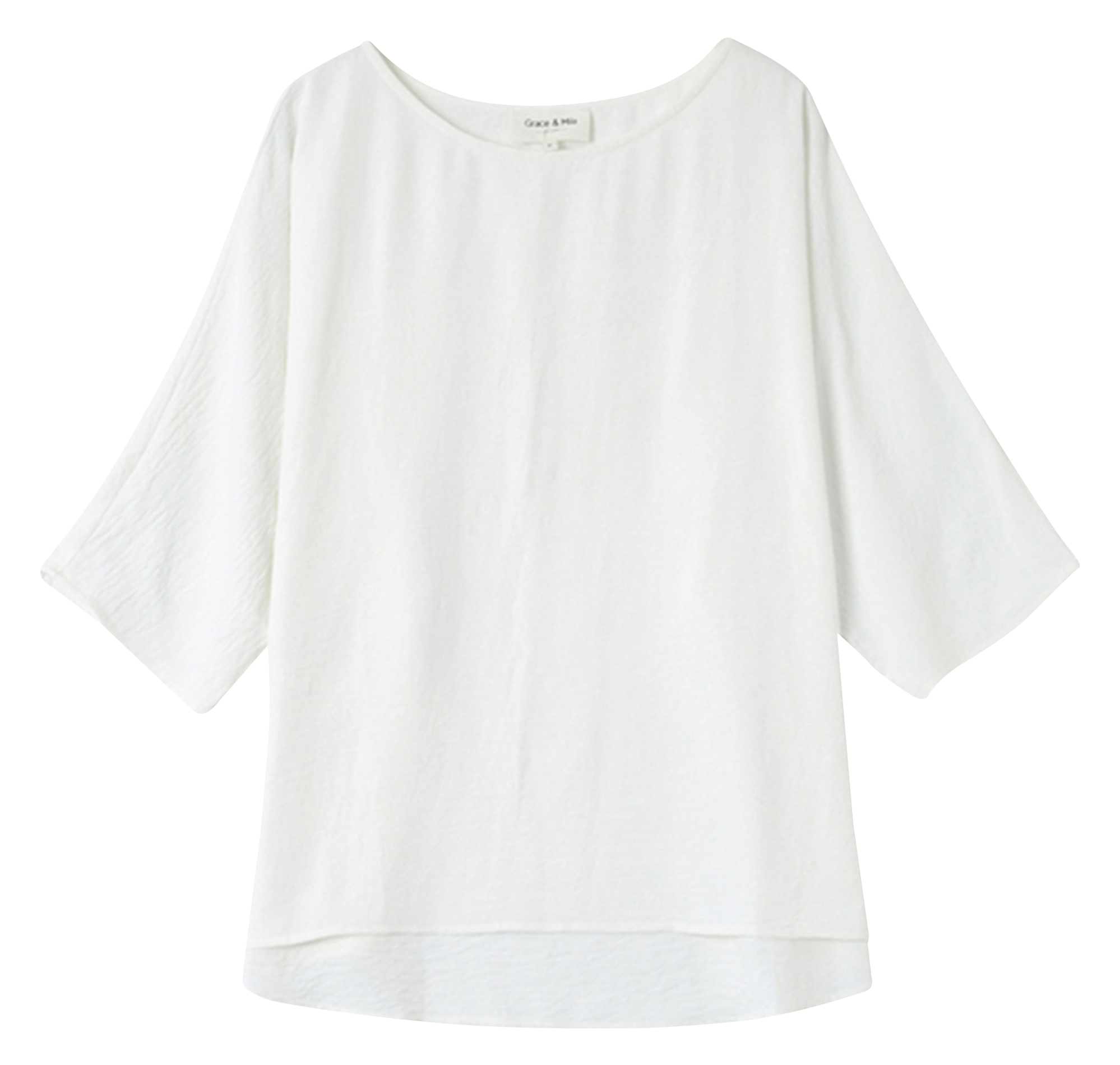 NAVEL - Top col rond ample | Beige