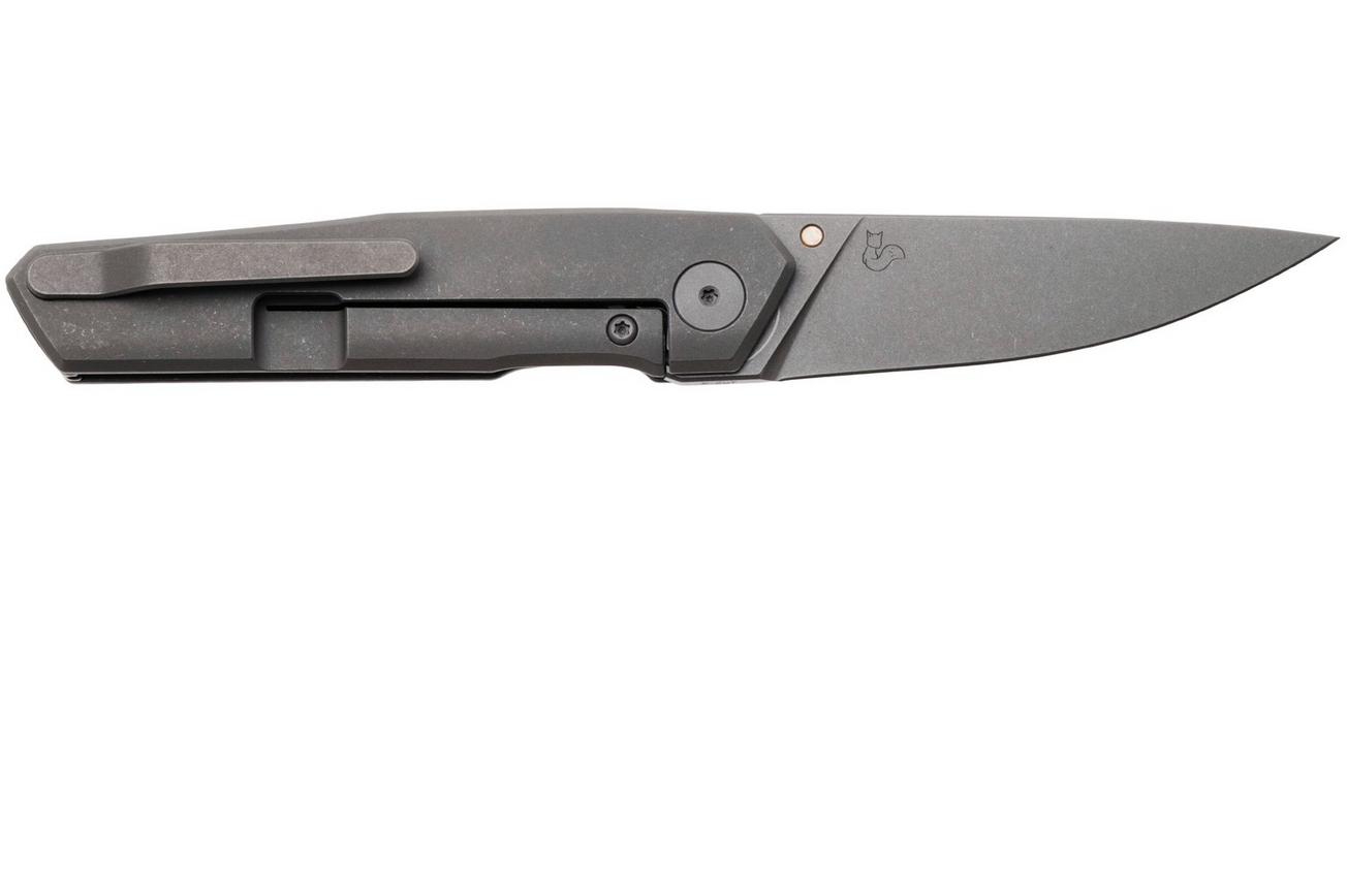 Bestech VK-KUZE BT2504B Stonewashed MagnaCut, Stonewashed Titanium, zakmes, Vulpex Knives design