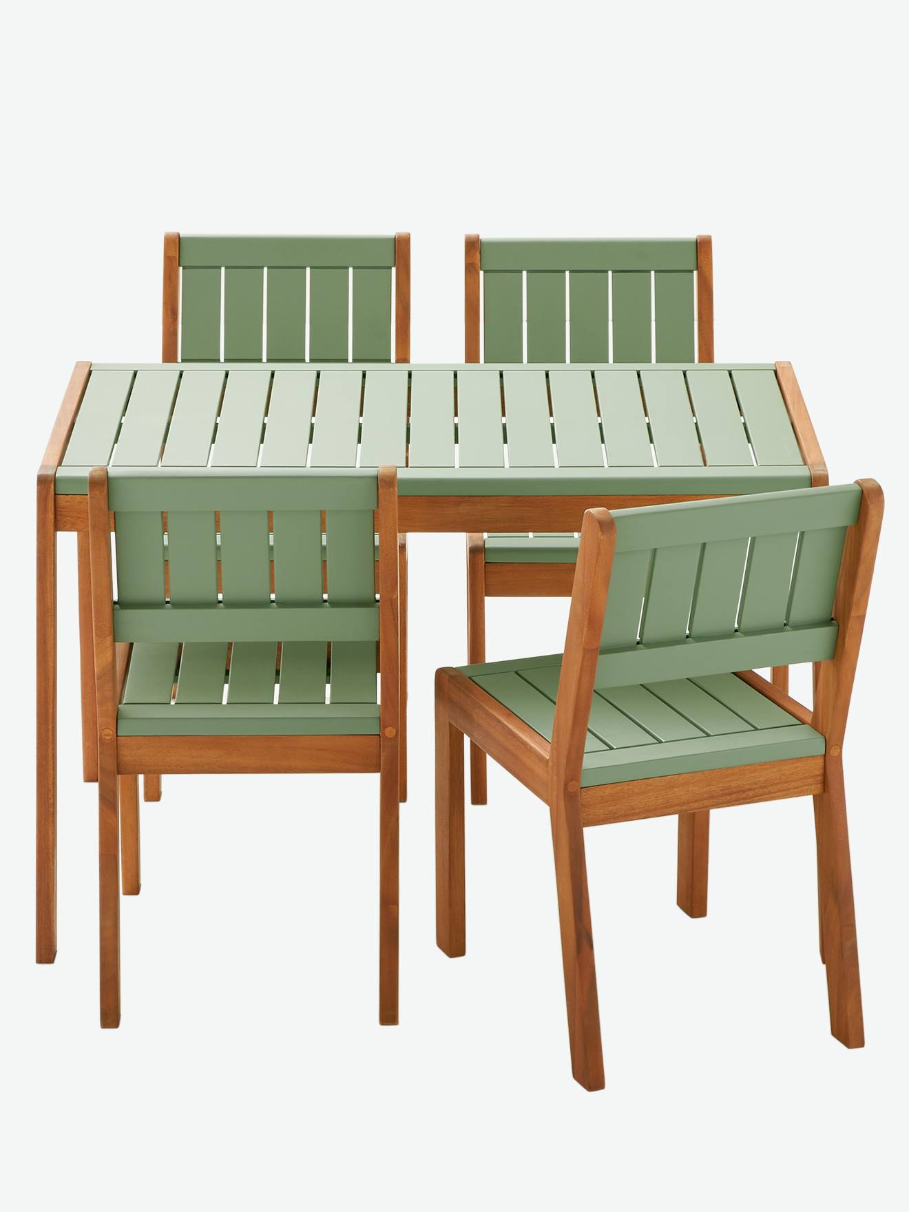 Conjunto de 2 cadeiras infantis para exterior
