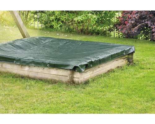 Windhager beschermhoes voor zandbak Klein 140x140 cm groen