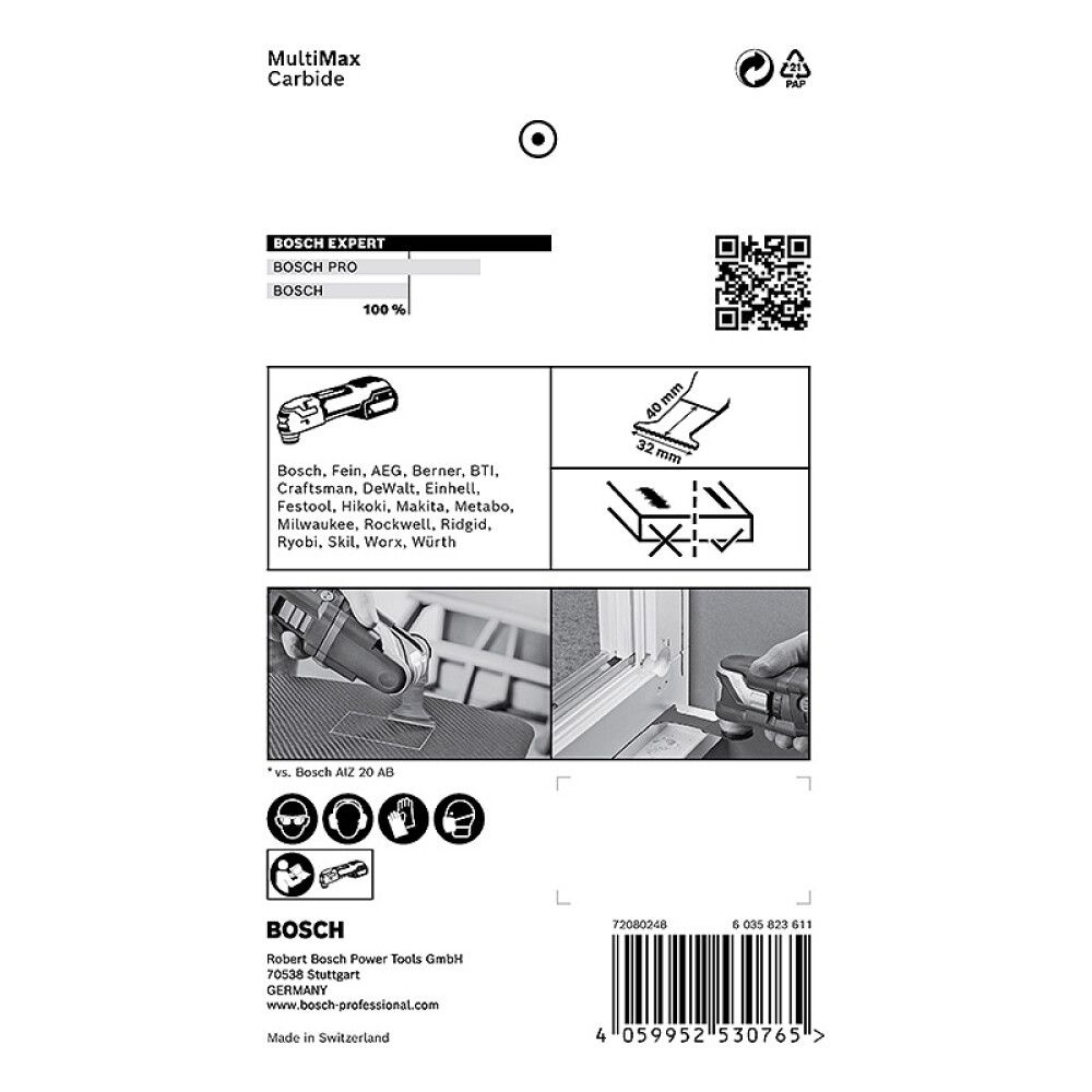 SAGBLAD BOSCH PROFESSIONAL AIZ32APT MULTIMATERIAL
