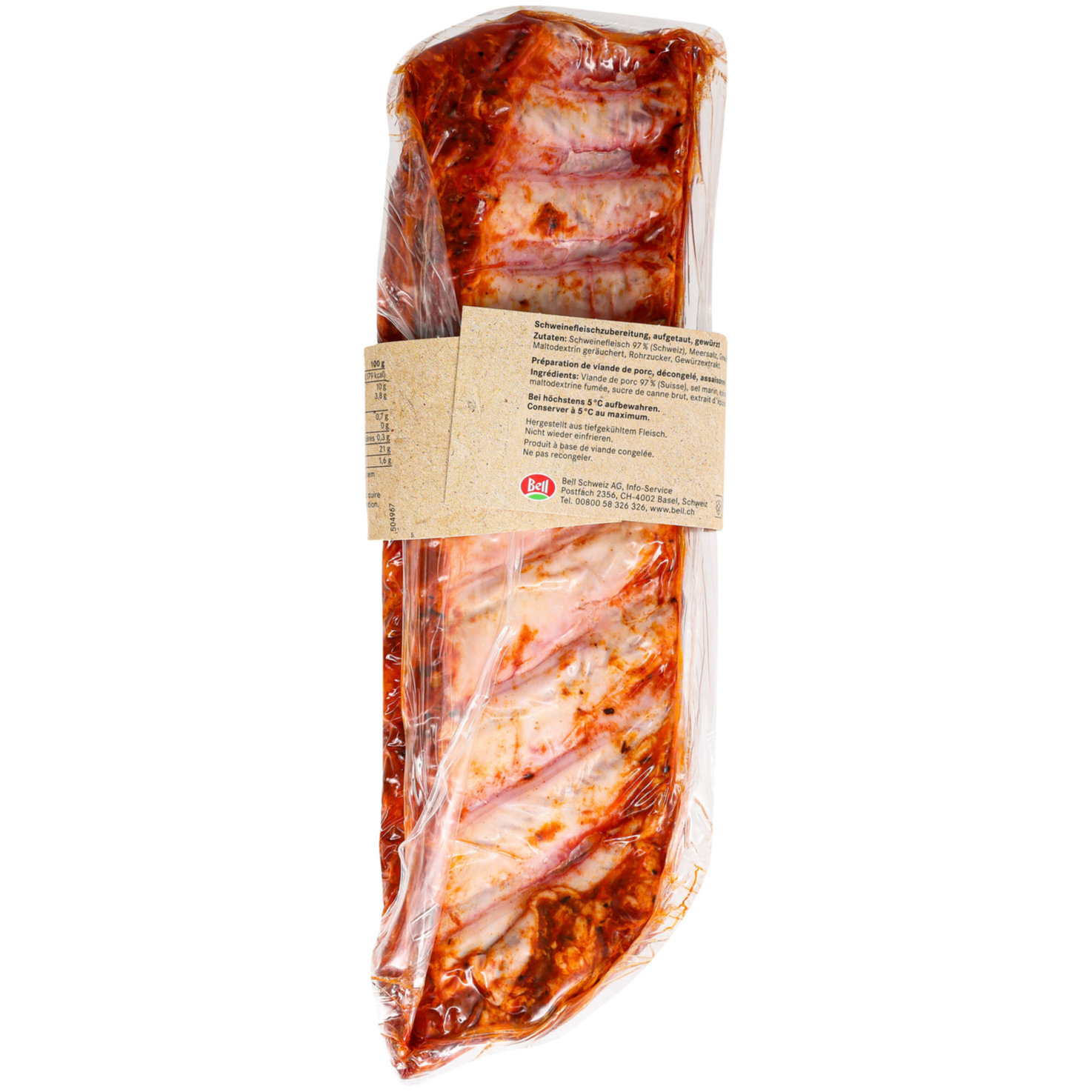 Bell Schweins Spareribs Texas Rub ca. 580g