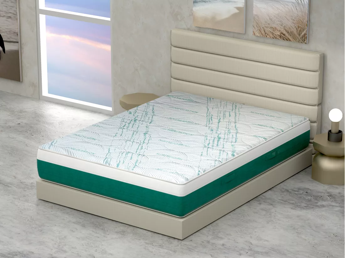 Matelas 4 couches Memory Sky,Housse Meditation Amovible 160x200x24