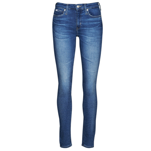 Calvin Klein Jeans - MID RISE SKINNY - Bleu Medium