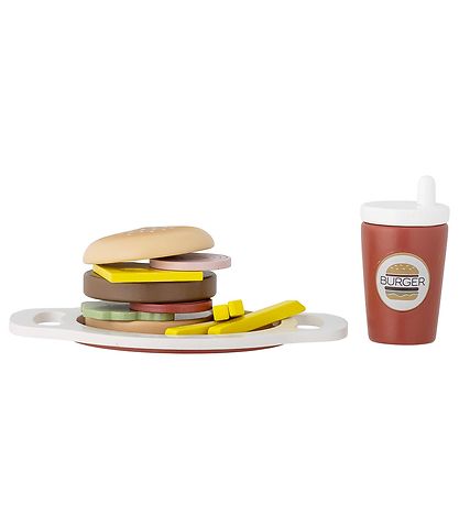 Bloomingville Mini Spiellebensmittel - Jools - Burger - 13 Teile