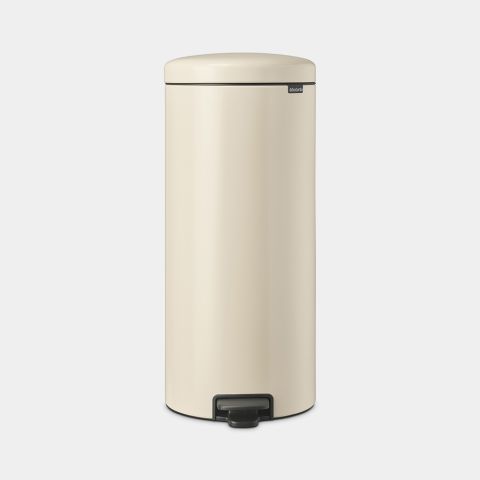 NewIcon Pedaalemmer, 30 liter, kunststof binnenemmer - Soft Beige