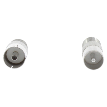 Q-Link coax adapter 1MA/FCON 1FEM/FCON buitendraad
