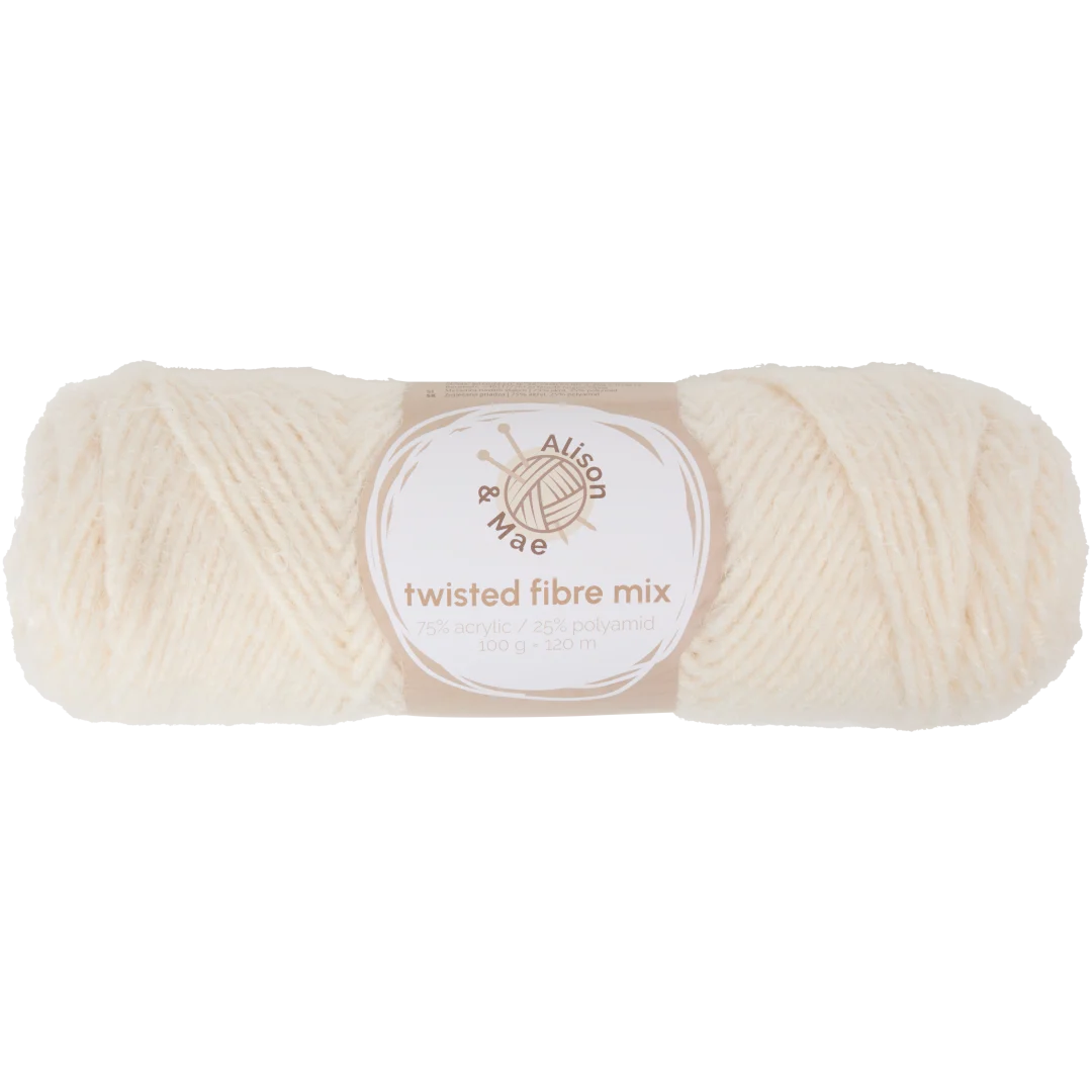 Alison & Mae gedraaid vezelgaren 100 gram | diverse varianten