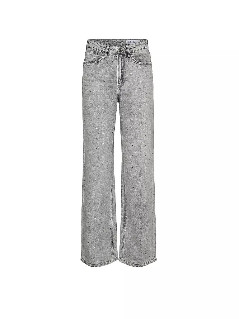 VERO MODA Jeans Wide Leg VMTESSA  grau