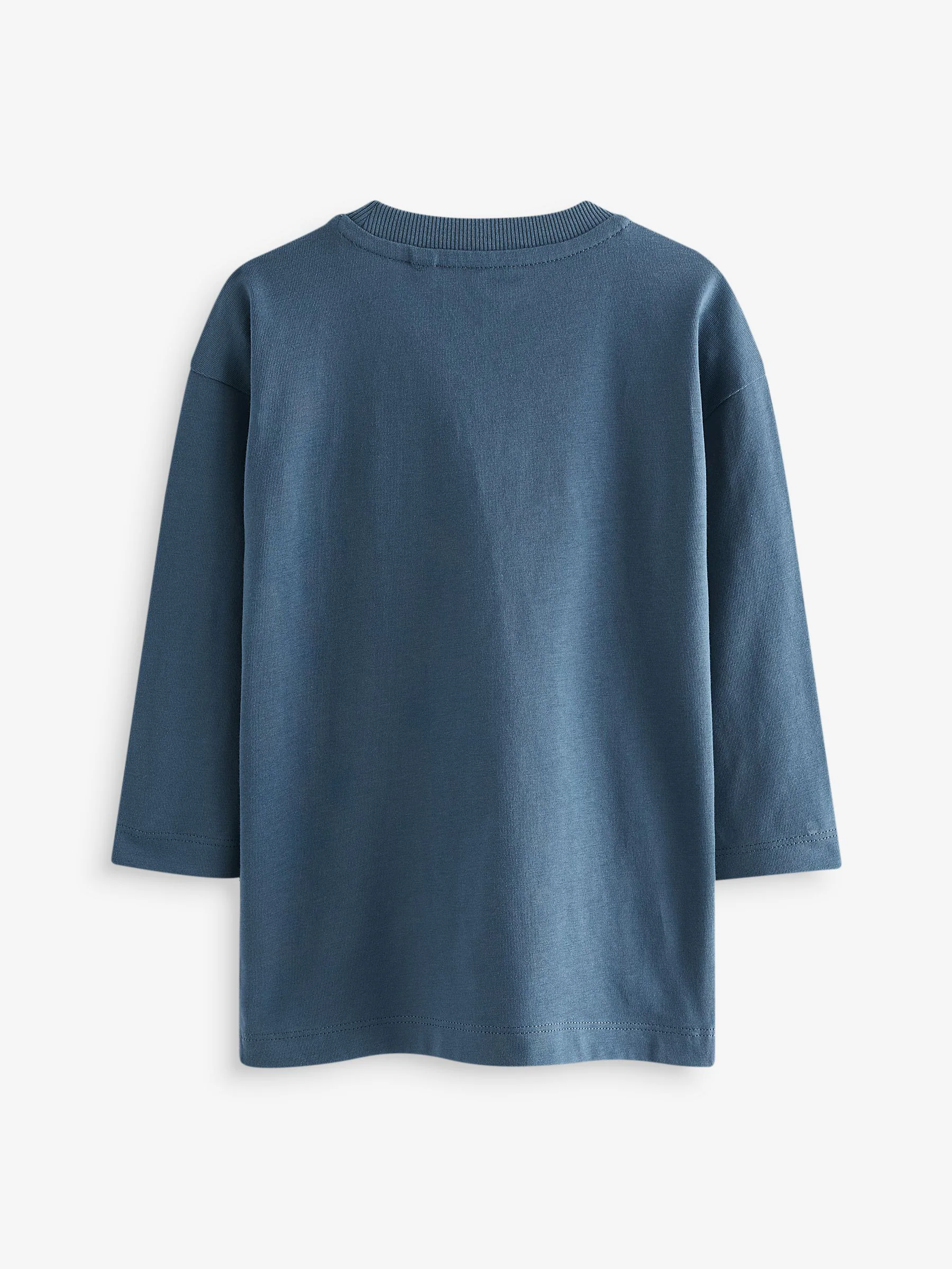 Multi - Verpakking van 5 effen T-shirts met lange mouwen (3 mnd-7 jr)