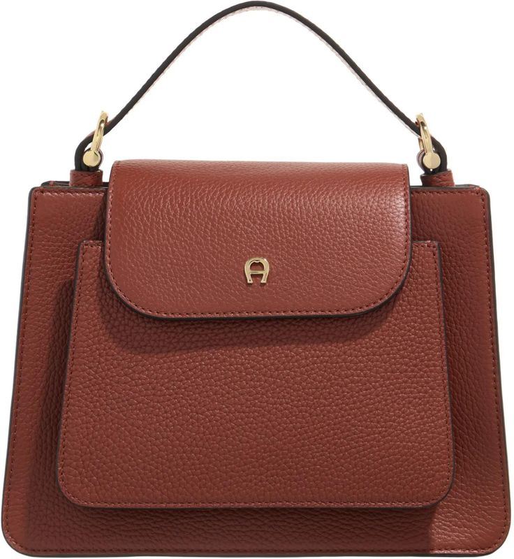 AIGNER - Delia - Handtas - Bruin - 24 cm - Leer