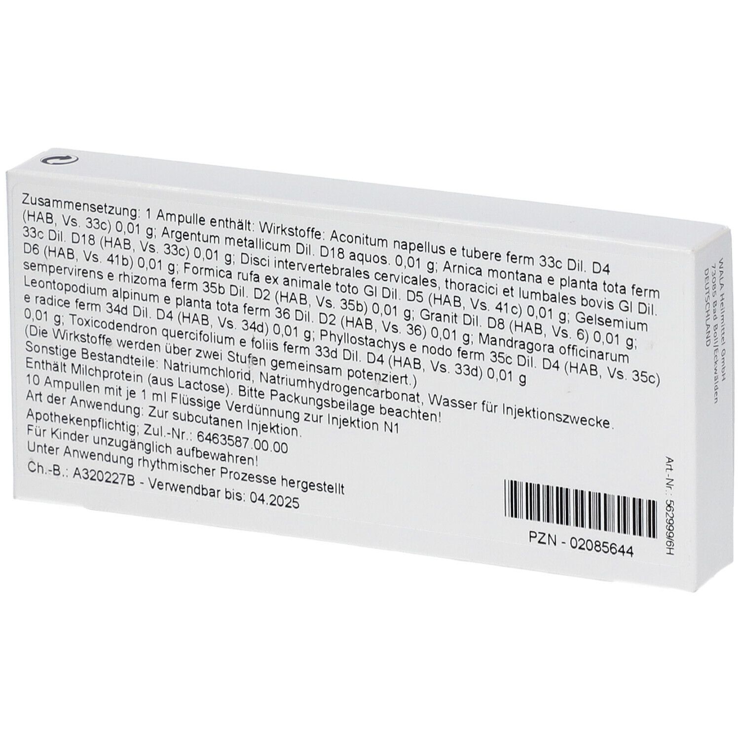 WALA® DISCI/ Rhus Tox. comp. Ampullen