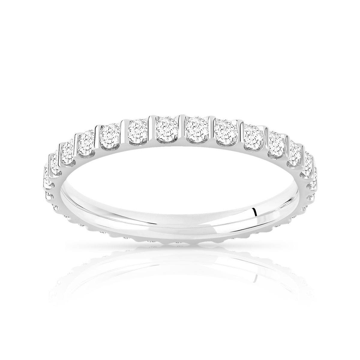 Alliance or 750 blanc diamant H/P1