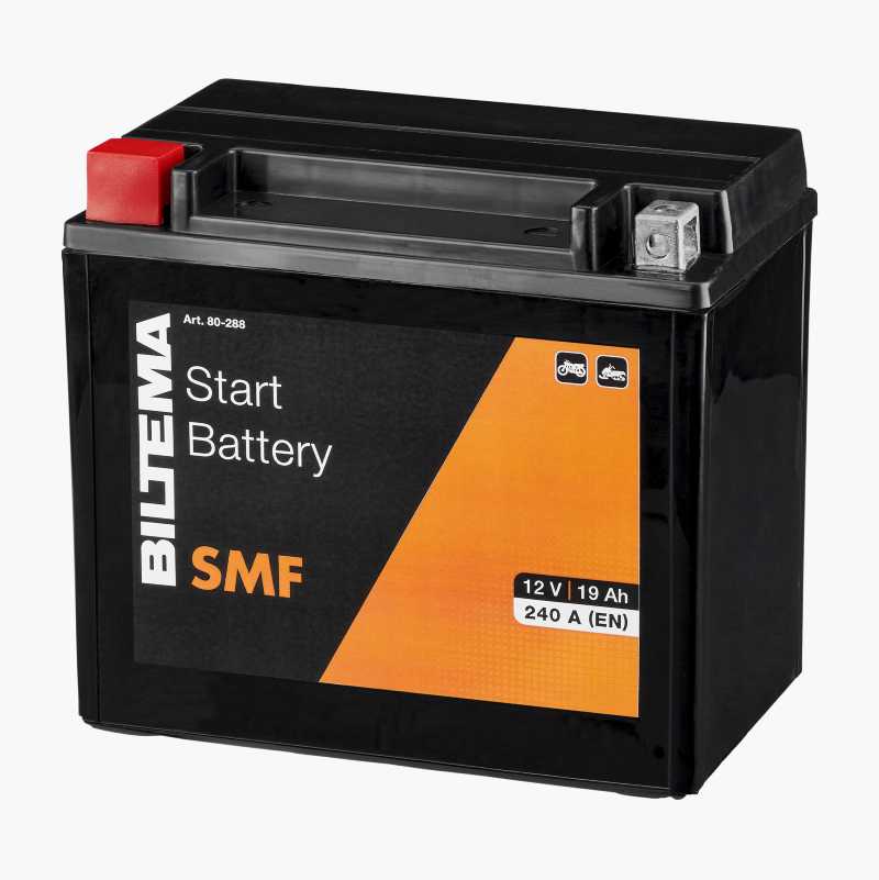 MC-batteri SMF, 12 V, 19 Ah, 177 x 101 x 157 mm