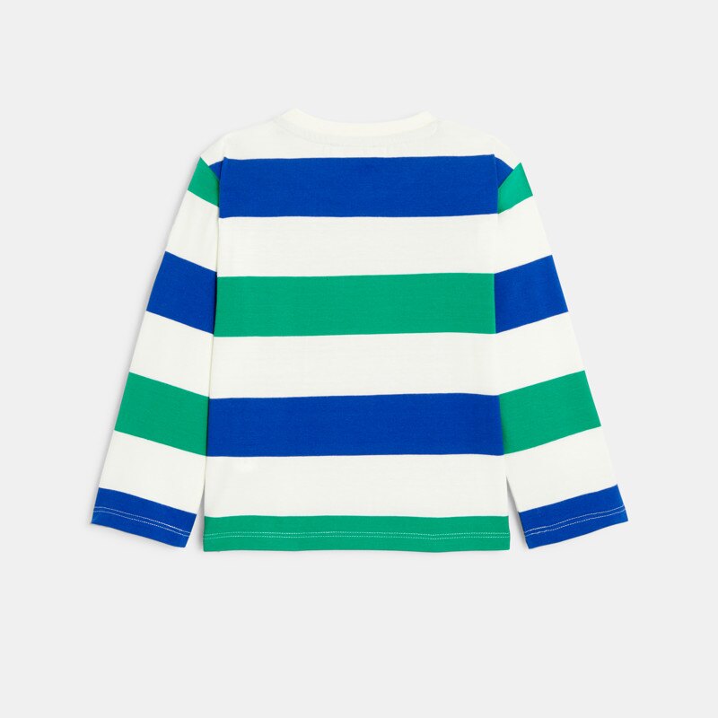 T-shirt bébé garçon jersey rayures vertes Catimini Vert