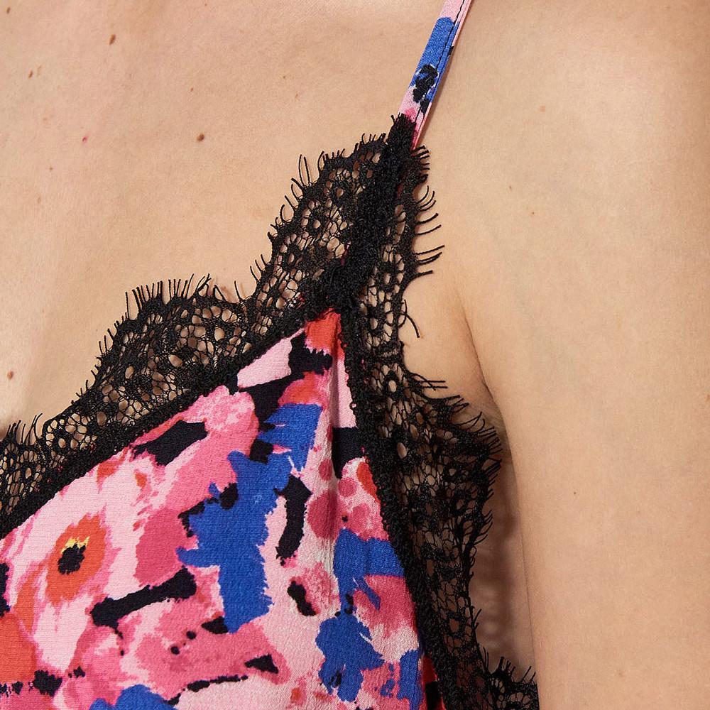 Kaporal Débardeur Rose/Bleu Femme Kaporal Bad