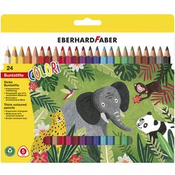 Crayon de couleur COLORI Jumbo, étui de 10