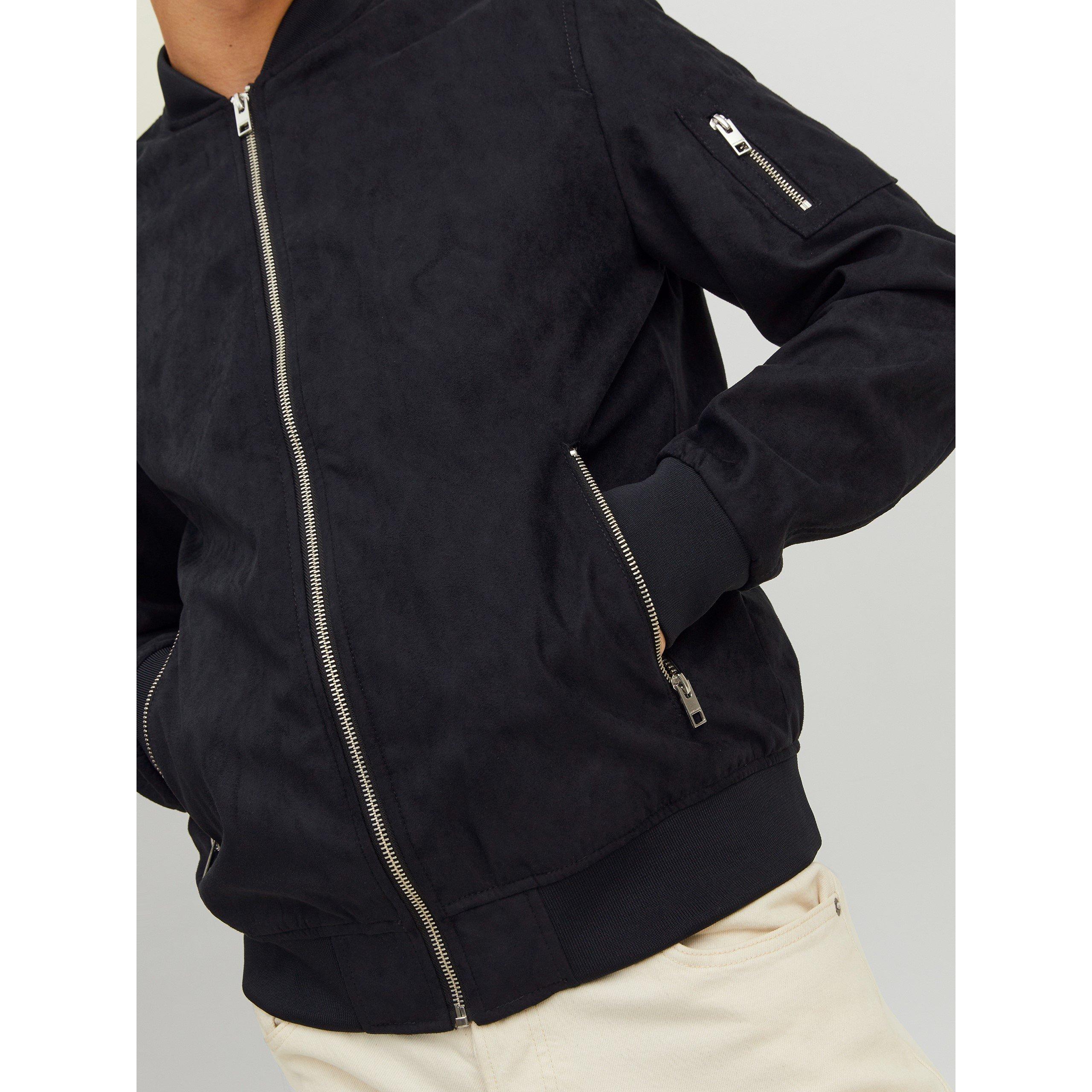 Jack and Jones Faux Suede Bomber