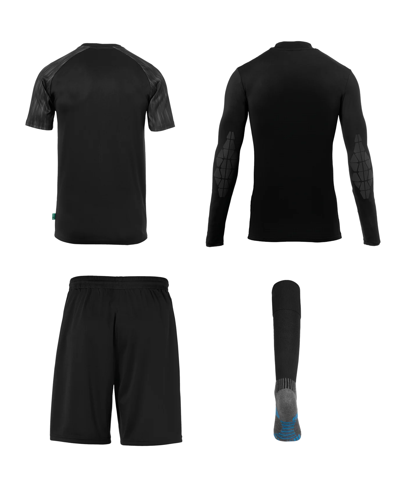 uhlsport Reaction Torwartset Kids Schwarz Grau F01