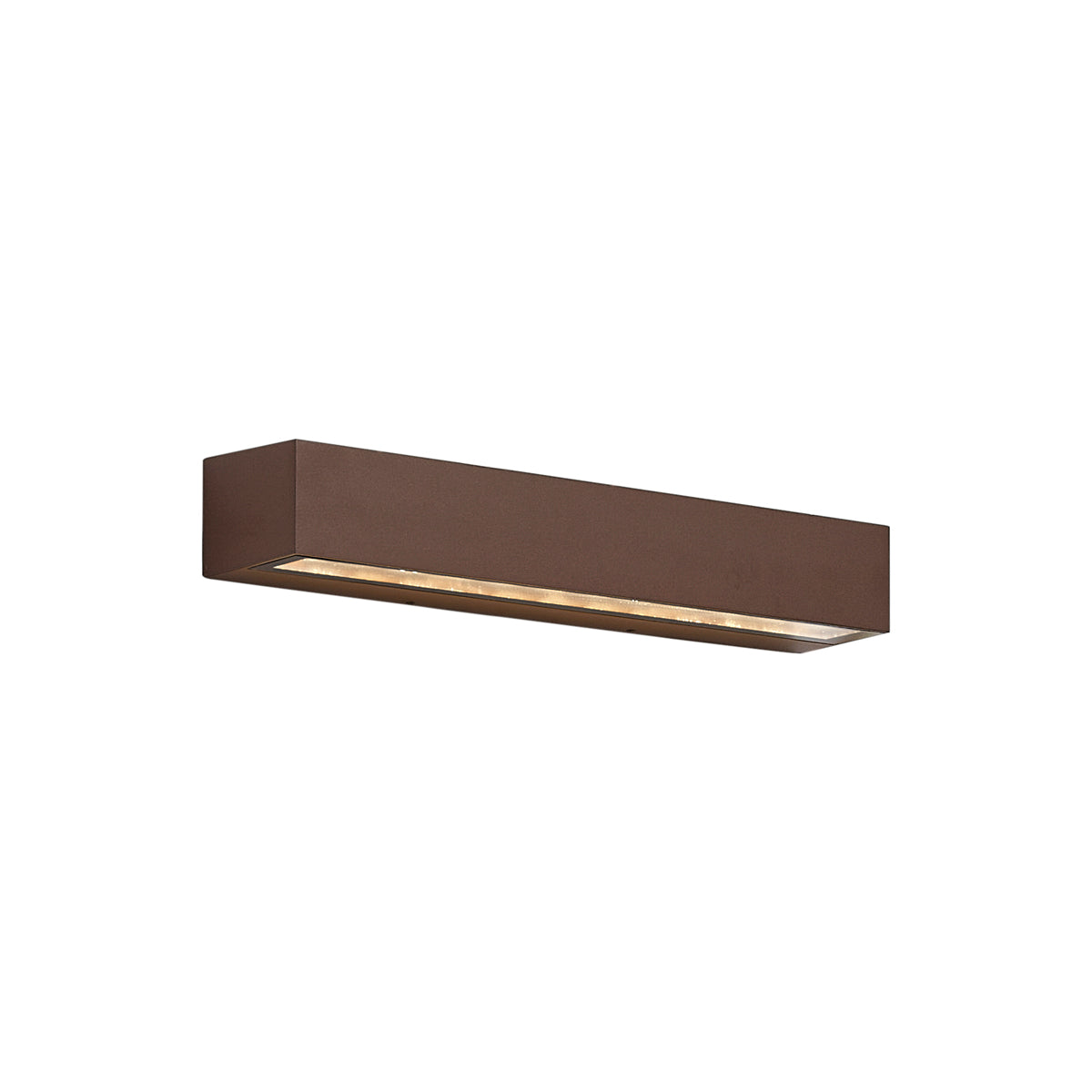 QAZQA IndustriÃ«le buiten wandlamp roestbruin 38cm incl. LED IP65 -