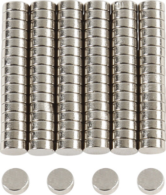 Powermagnet - Ø 5 MM - Tykkelse 2 MM - 100 Stk