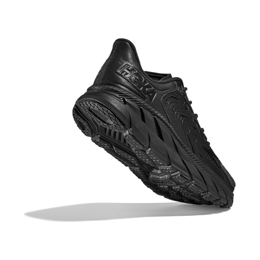 Hoka Clifton LS Sneakers, Black/Asphalt, 42 2/3