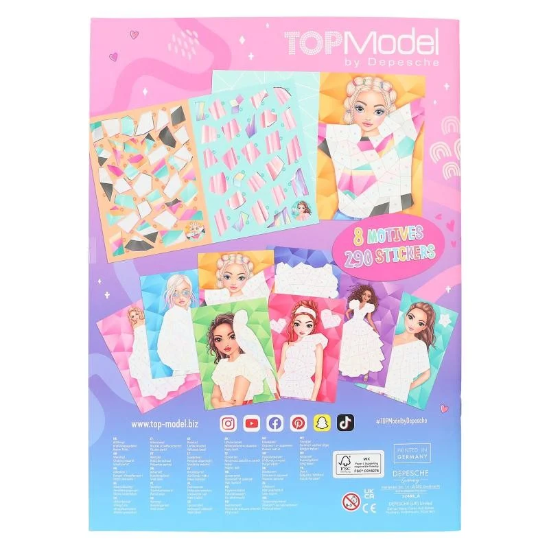 TOPModel - Number Stickersbog