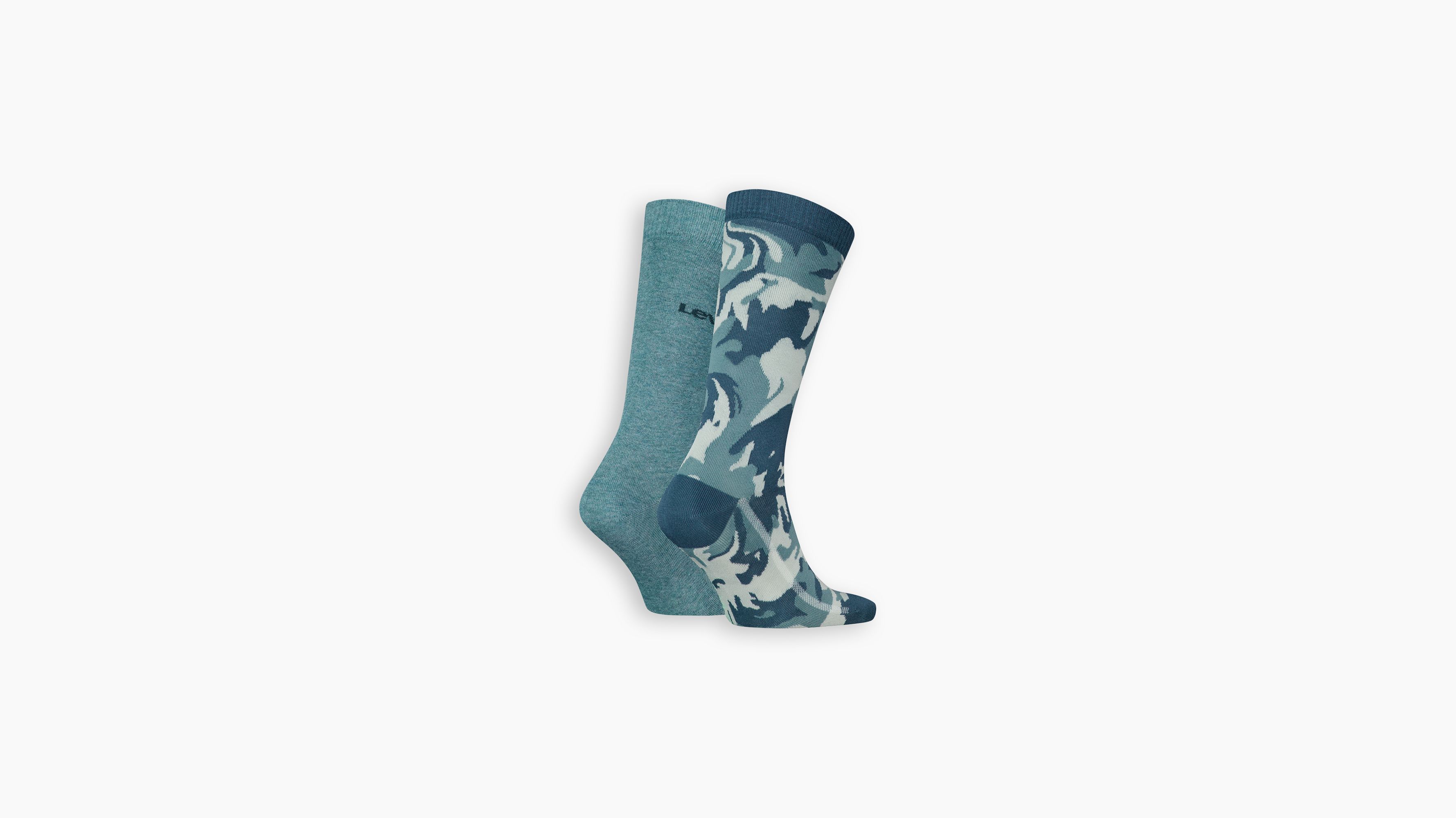 Levi's® chaussettes standard Camouflage - Lot de 2 - Trooper/Dark Slate - Multicolore