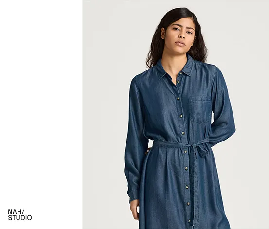 NAH/STUDIO Midi-Kleid | Eco-Lyocell