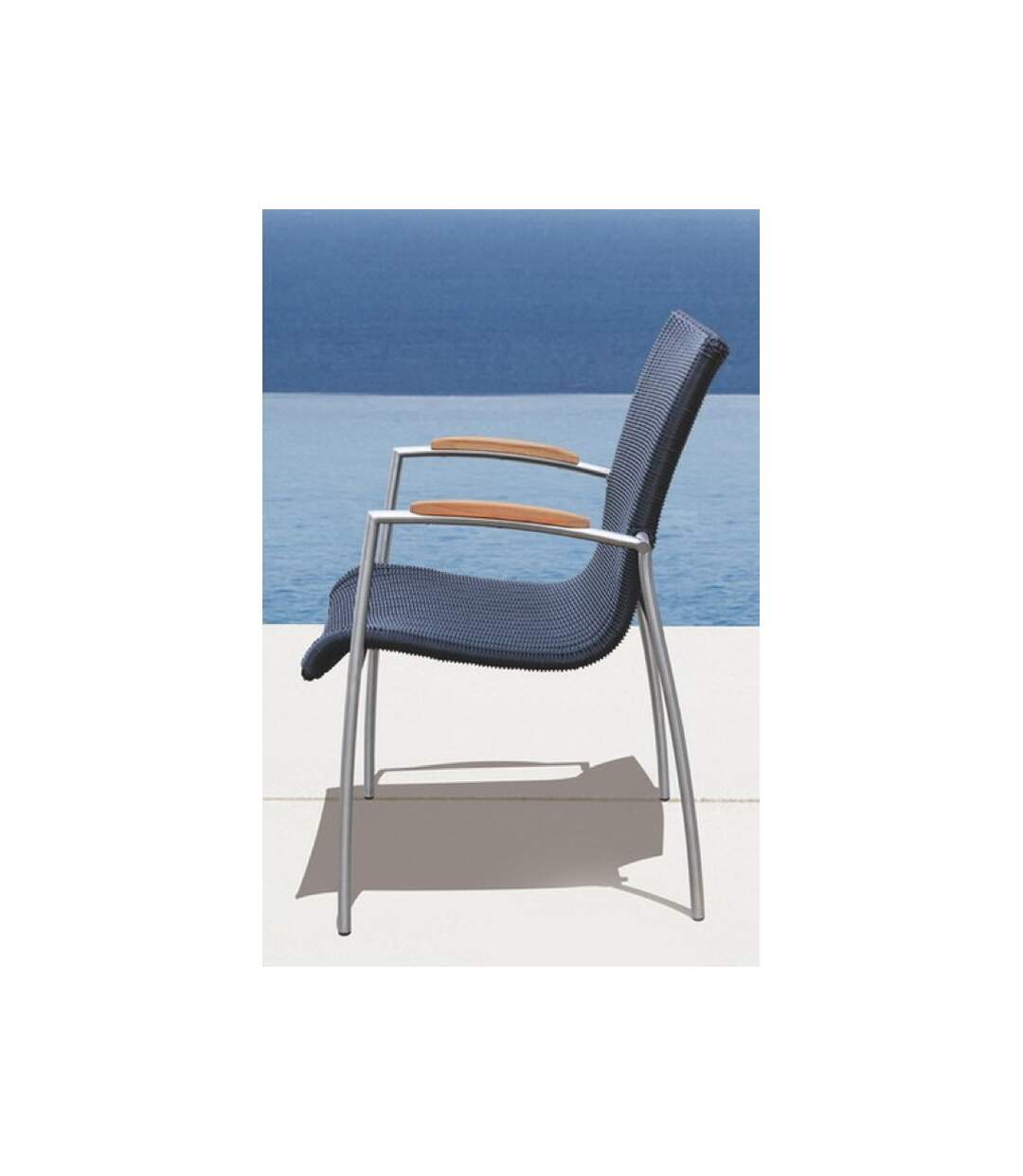 Paris Prix - Table & Chaises De Jardin En Acier melbourne Noir
