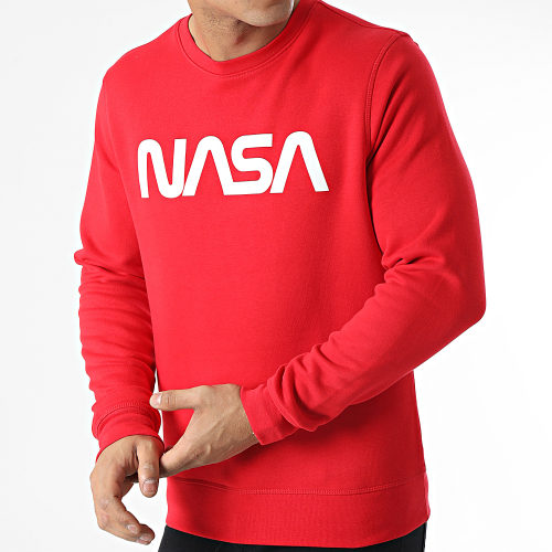 Sweat Crewneck Worm Logo Rouge