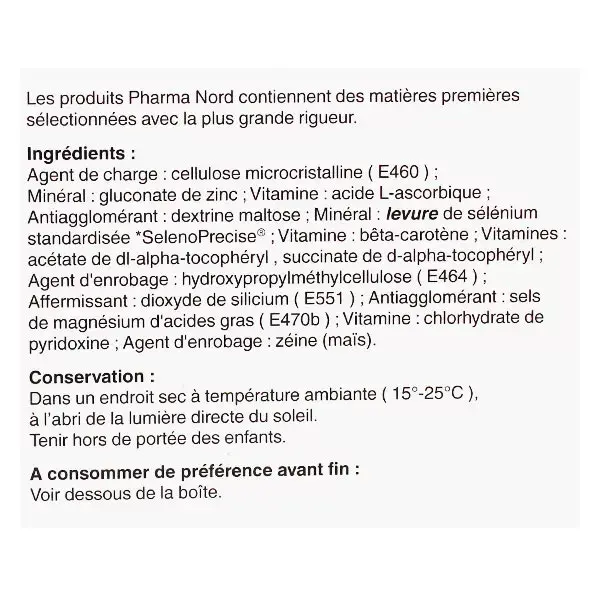 Pharma Nord Selênio + Zinco 90 comprimidos