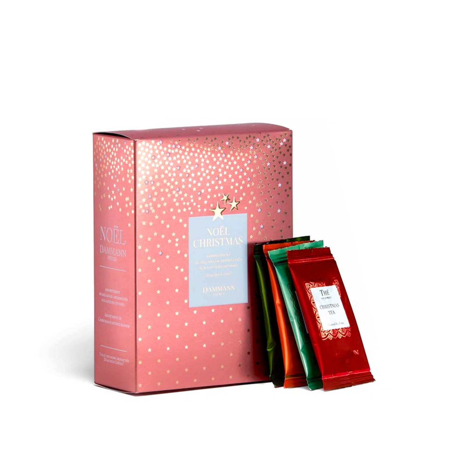 Coffret thé assortiment de Noël Dammann (20 sachets Cristal)