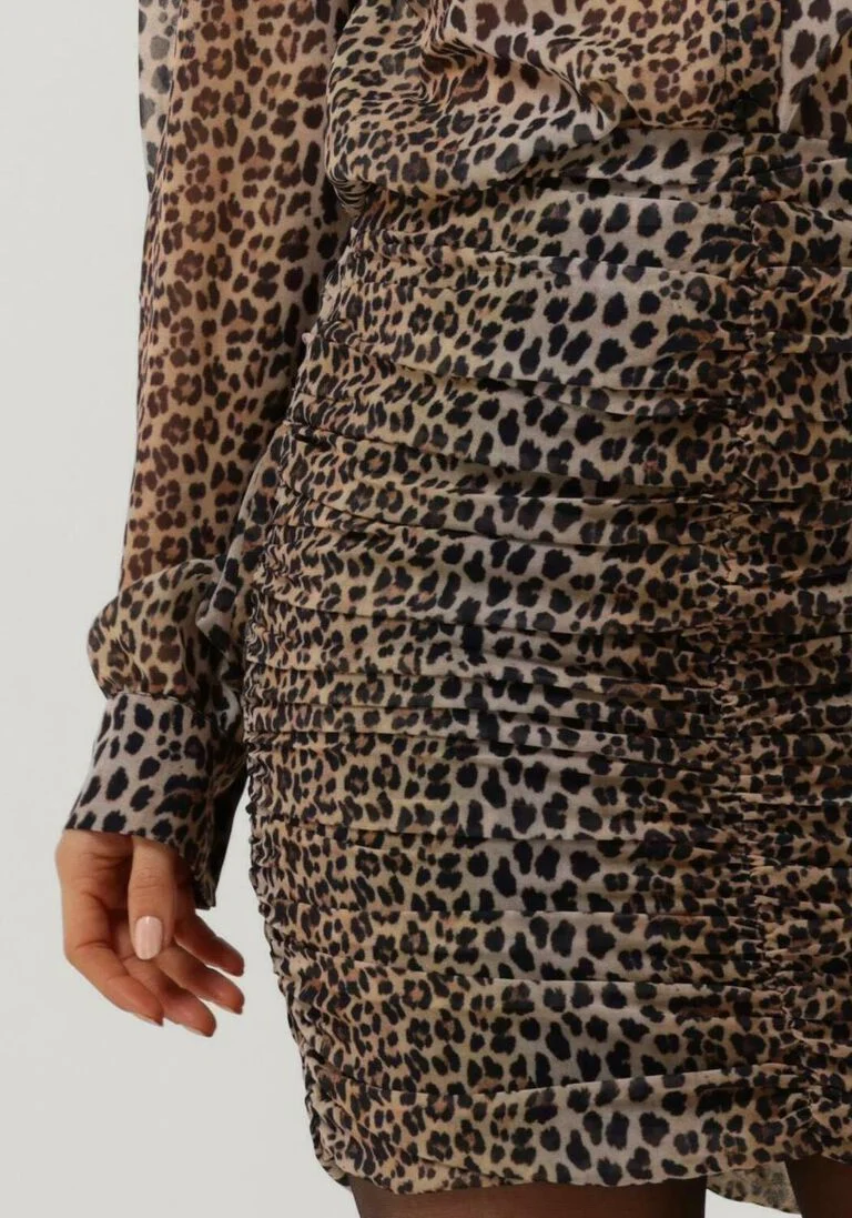 NOTES DU NORD bruine notes du nord minirok fabiola recyled skirt