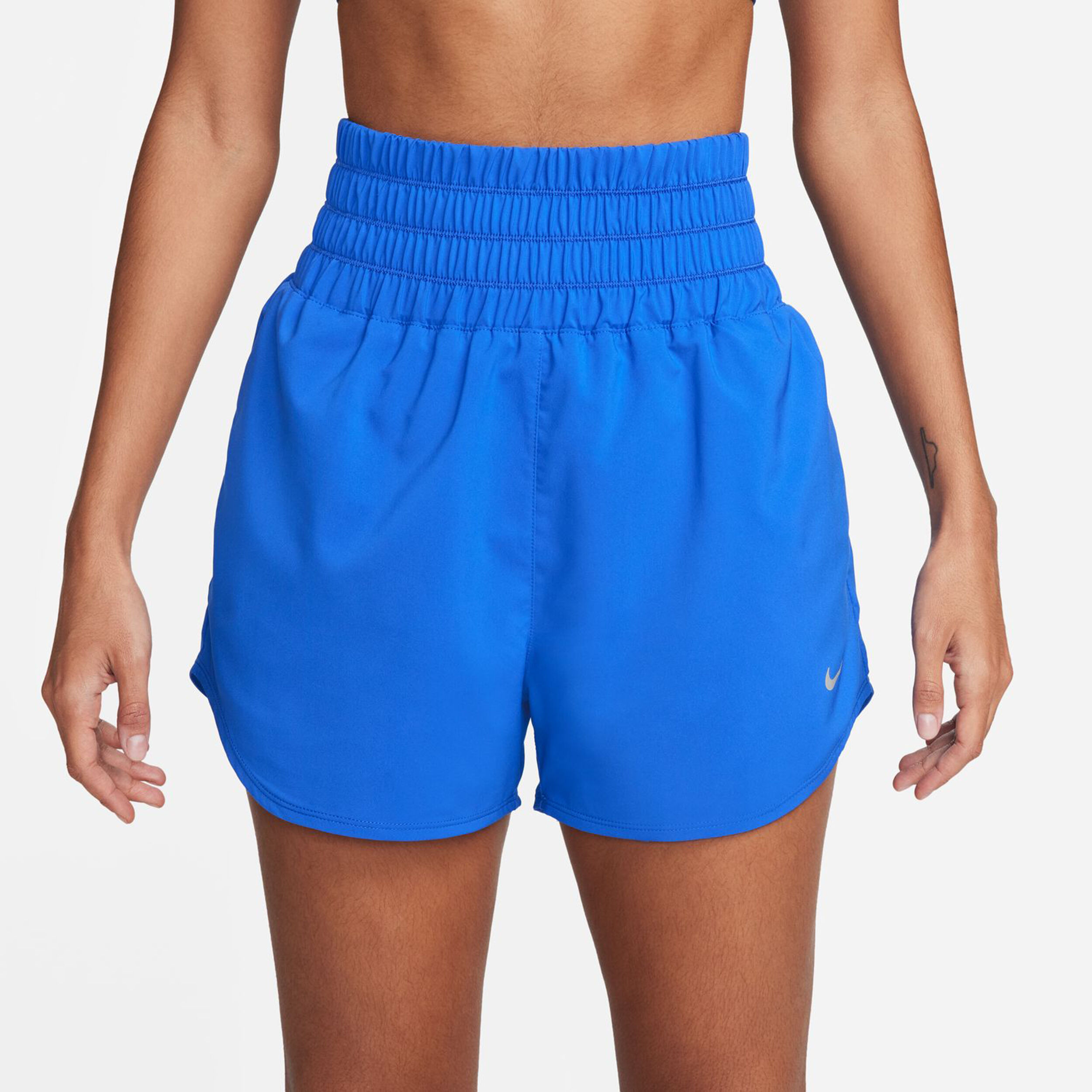 Nike Ultra High-Waisted Shorts Femmes - Bleu
