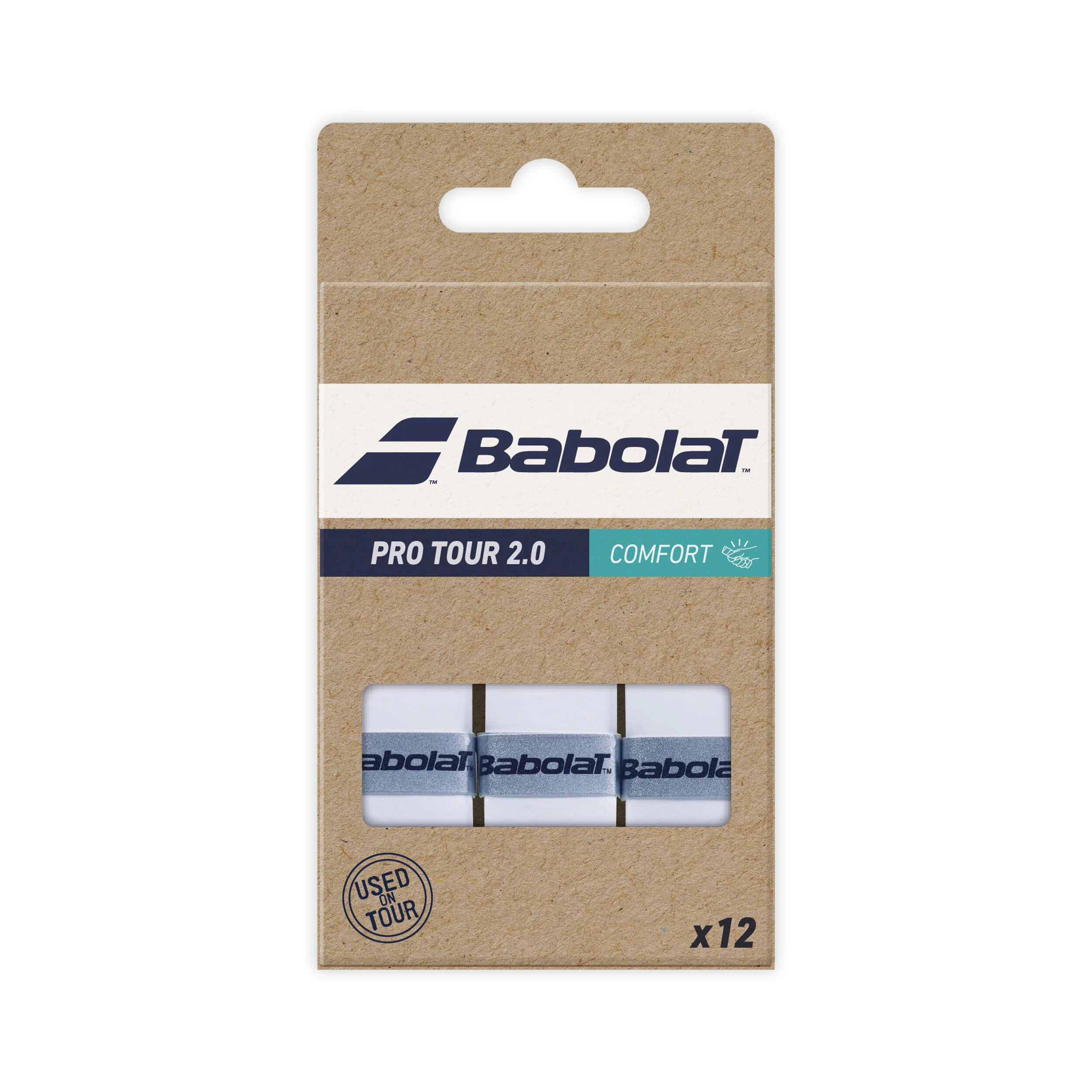 Babolat Pro Tour 2.0 Pack De 12 - Blanc
