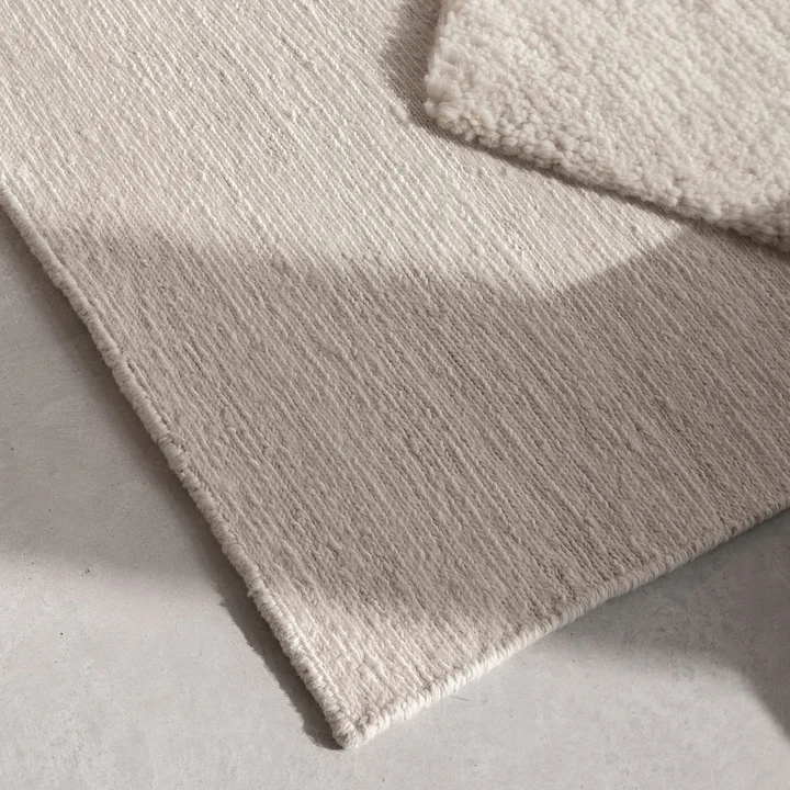nanimarquina - Oblique A Wollteppich, 200 x 300 cm, ivory