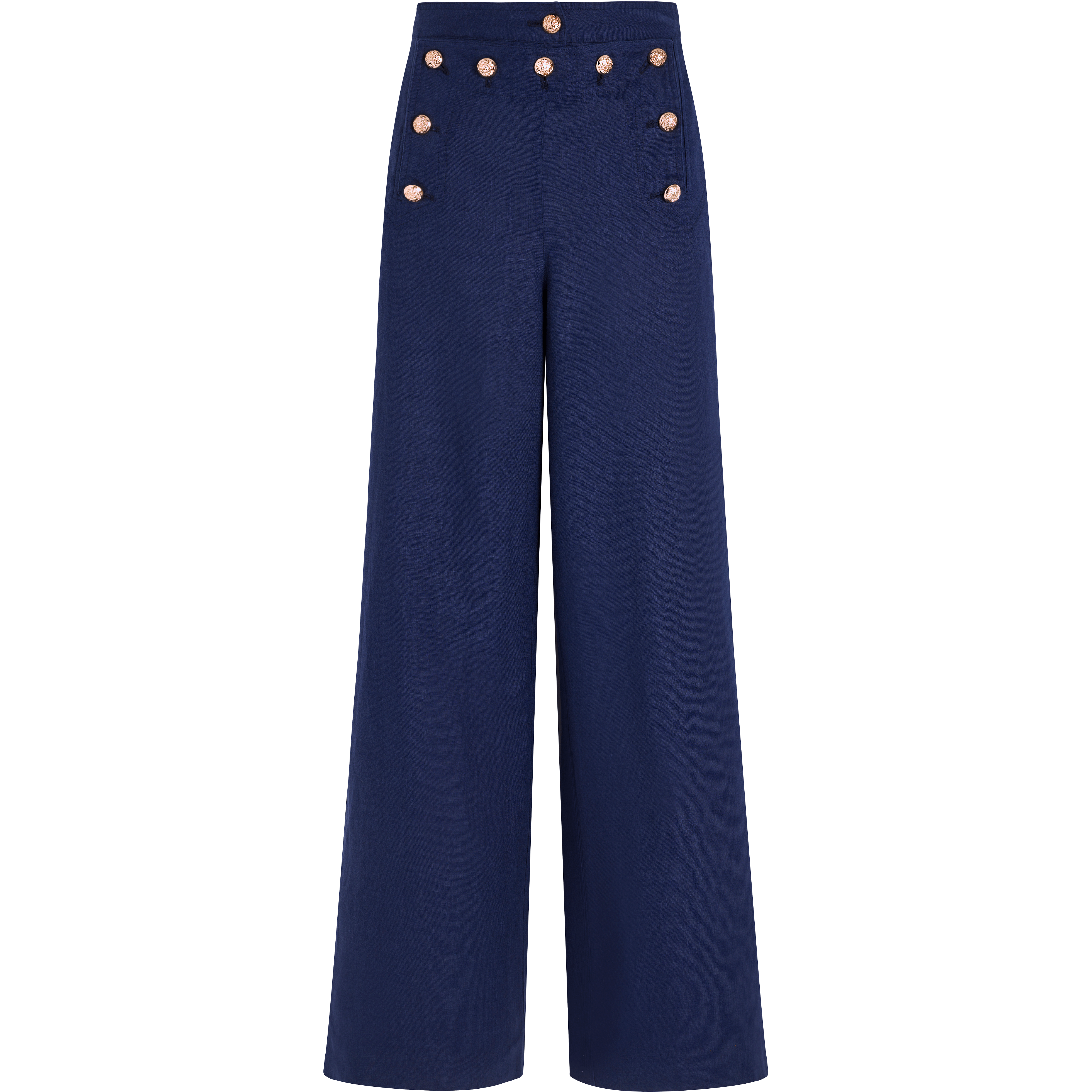 Pantalon à Pont en Lin Femme - Vilebrequin x Ines de la Fressange