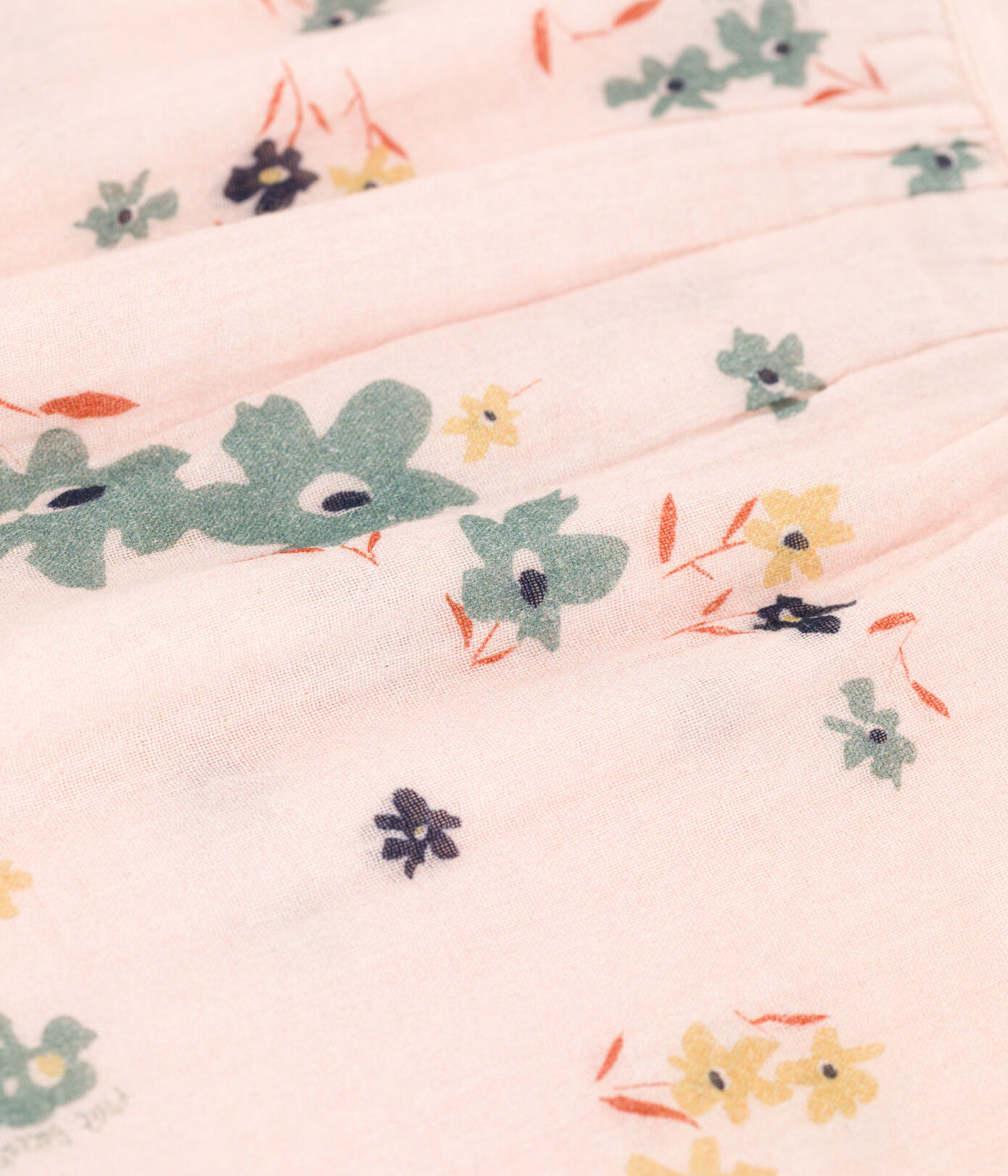 Blouse imprimée en gaze de coton enfant fille