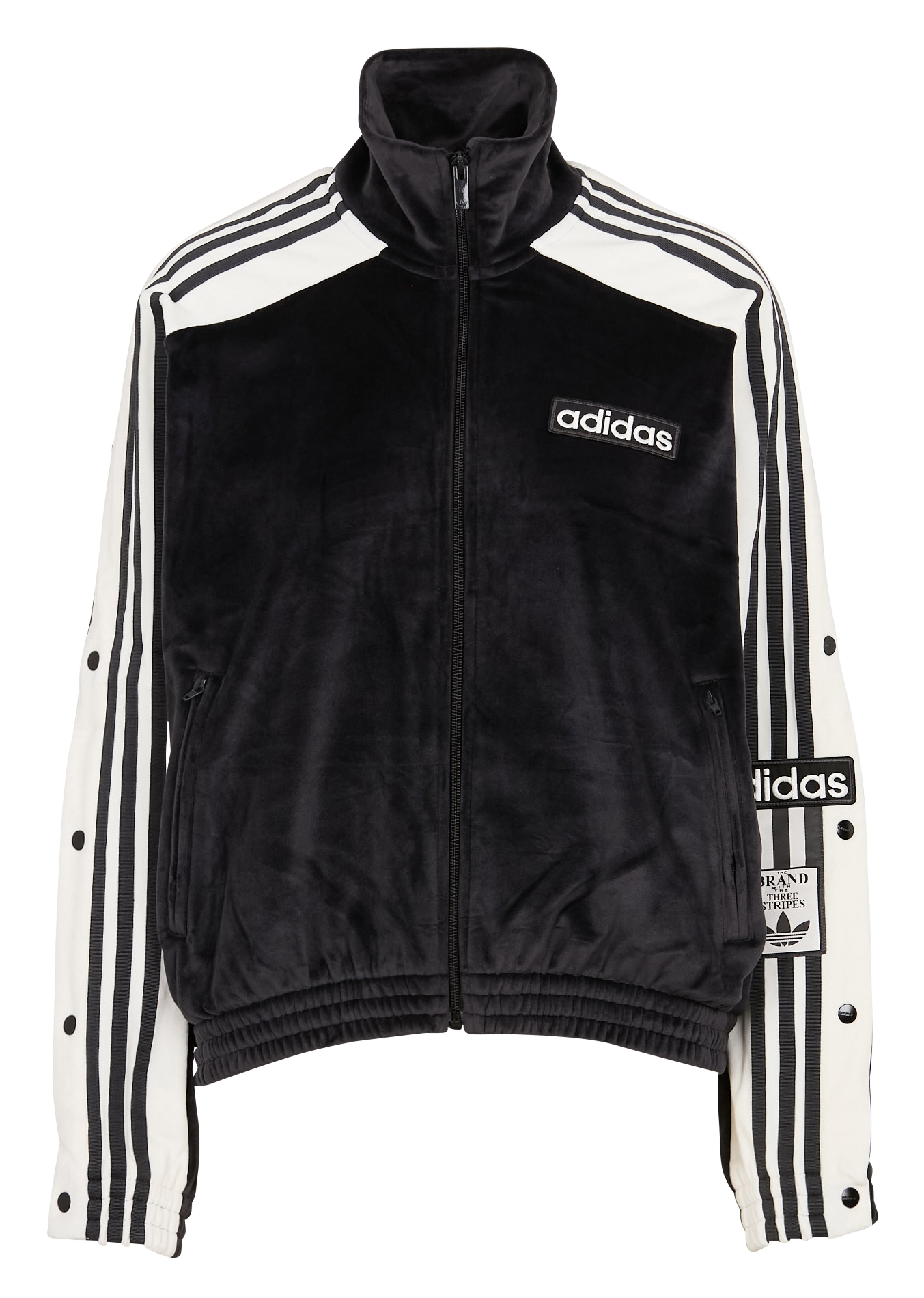 Veste courte en velours | Noir