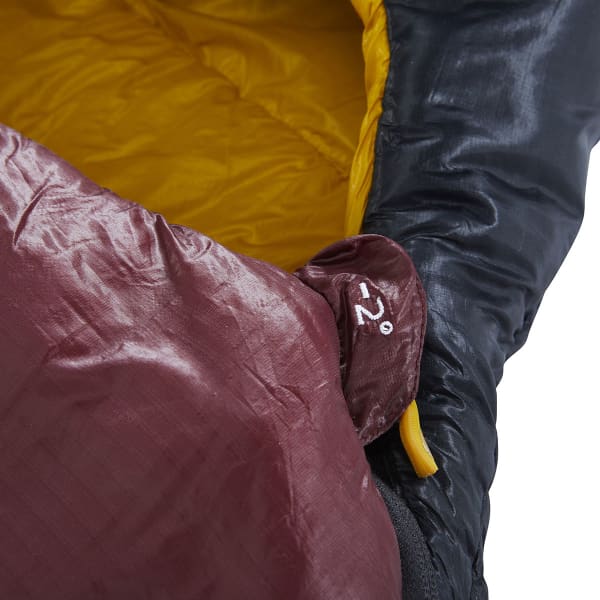 Sac de couchage NORDISK OSCAR -2° CURVE XL SLEEPING BAG MERLOT/BLACK